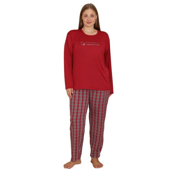 дамски пижами с дълъг ръкав - 73408 отстъпки